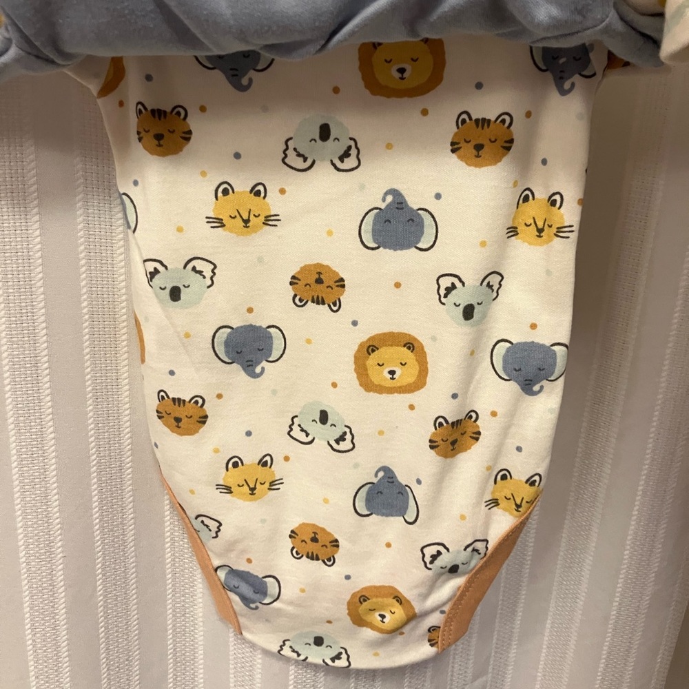 Chick Pea Baby Bodysuits 5 pack animals and friends 3-6 month bundle lot - Picture 7 of 8